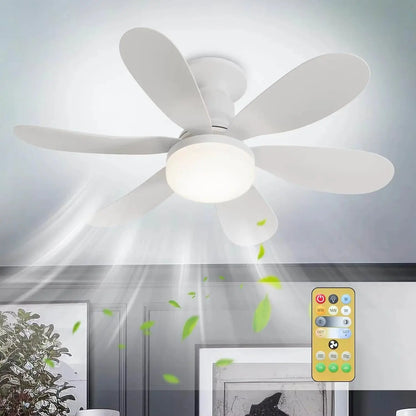 LED Ceiling Fan Light E27 40W with Remote Dimming