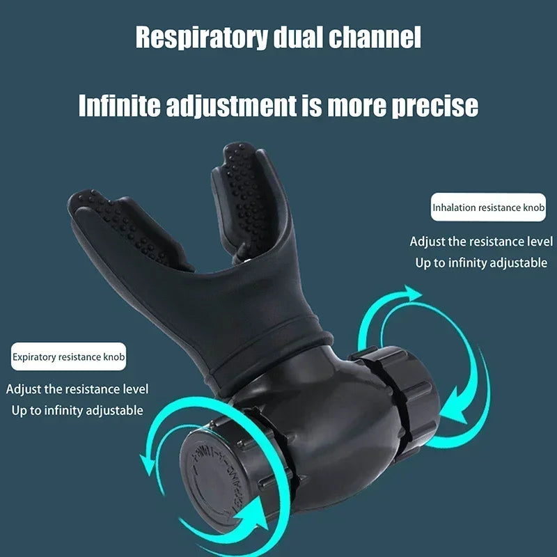 Physical therapy rehabilitation exercises, sports exercise equipment for the heart and lungs, portable respiratory trainer