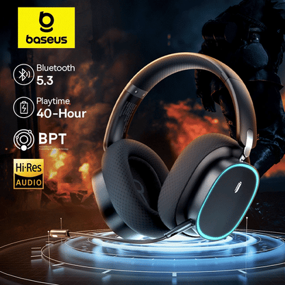 Wireless Gaming Headset With Mic – 2.4G, Bluetooth 5.3