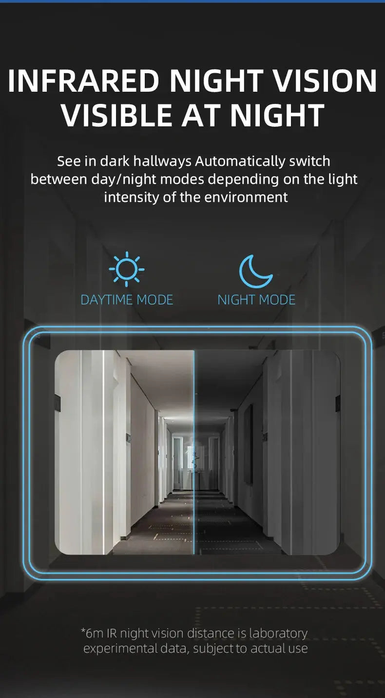 Wireless Video Doorbell with Solar Rain Cover Waterproof WiFi Doorbell Camera Color Intercom Video Doorbell Smart Home Security