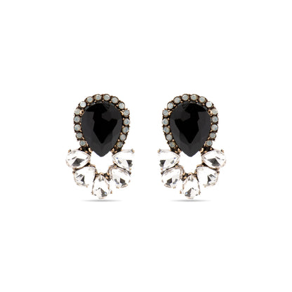 Pendientes con Cristal Multicolor acabado oro 18k - Likore