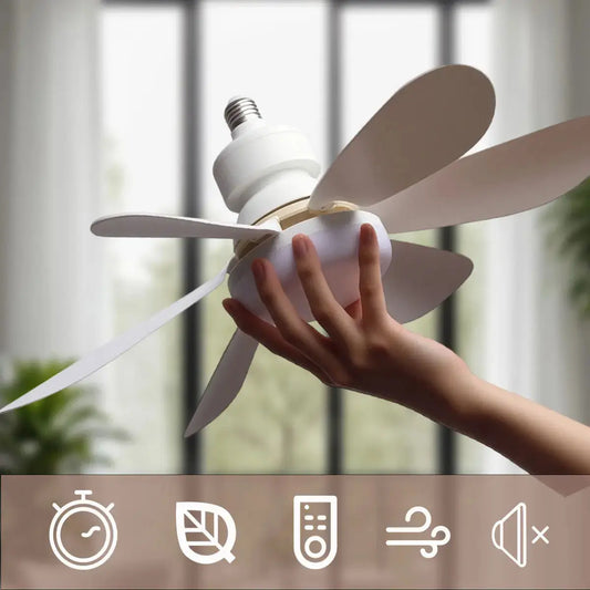 LED Ceiling Fan Light E27 40W with Remote Dimming