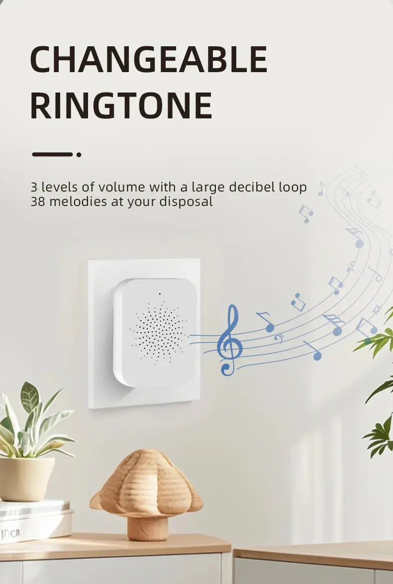 Wireless Video Doorbell with Solar Rain Cover Waterproof WiFi Doorbell Camera Color Intercom Video Doorbell Smart Home Security
