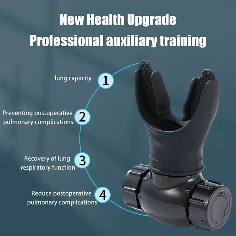 Physical therapy rehabilitation exercises, sports exercise equipment for the heart and lungs, portable respiratory trainer