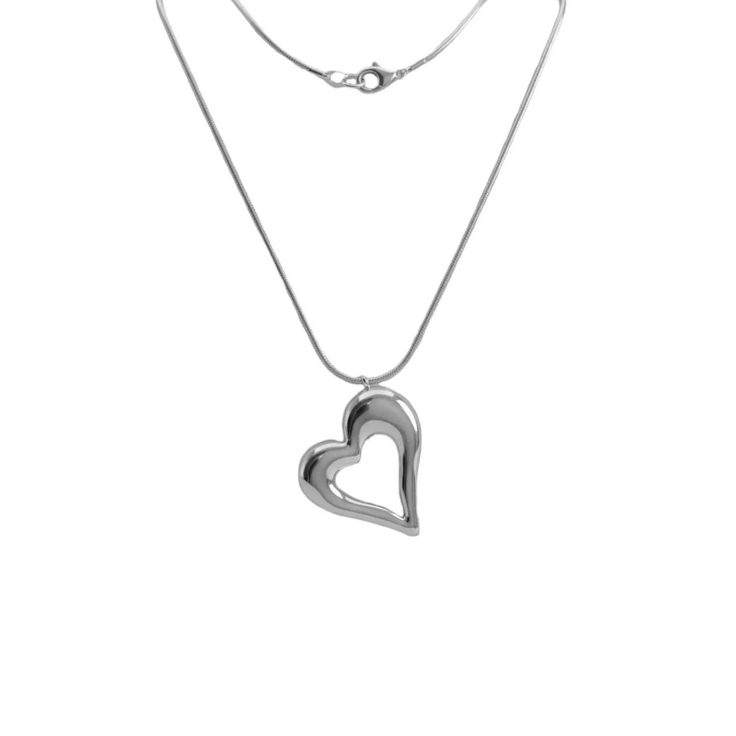 Colgante Largo 80 cm con Corazon